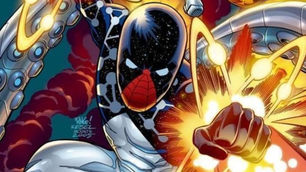 Spider-Man Captain Universe suit