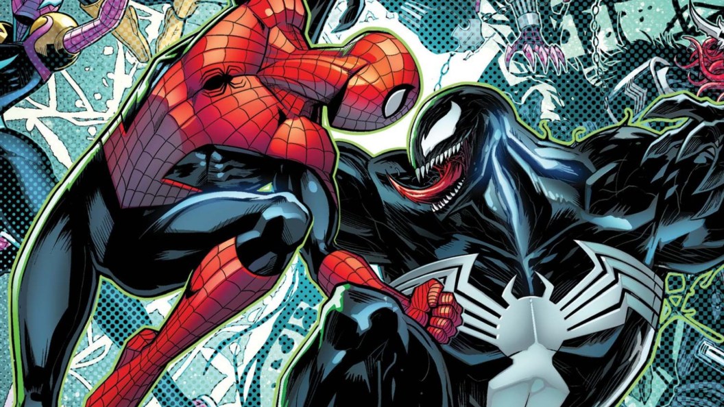 Spider-Man Fighting with Venom Marvel