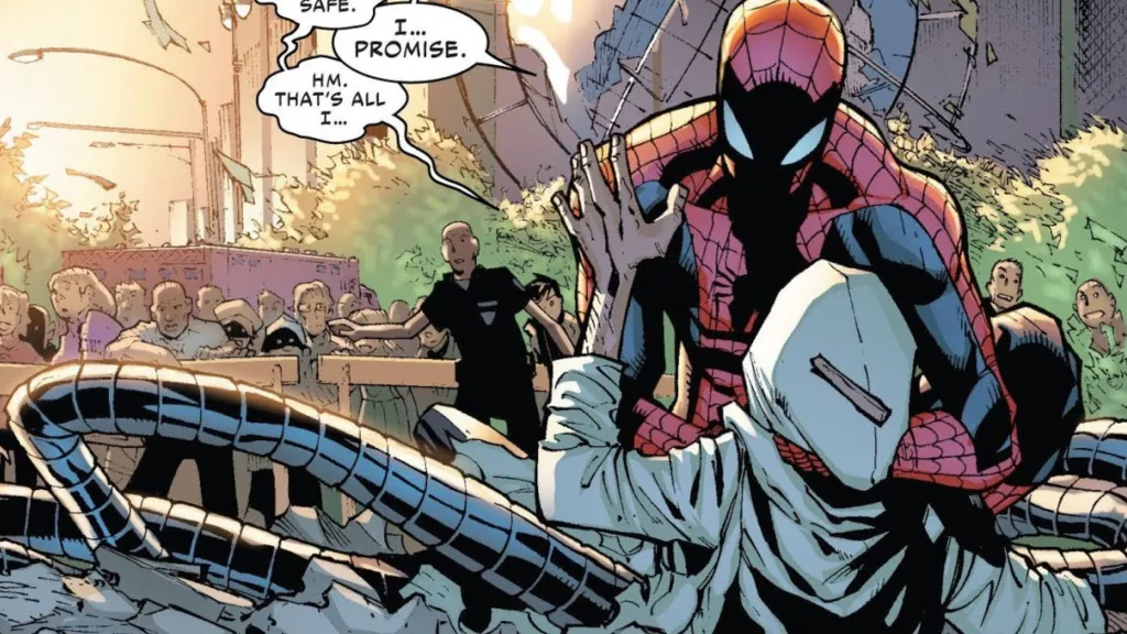 Spider-Man and Doc Ock switch bodies