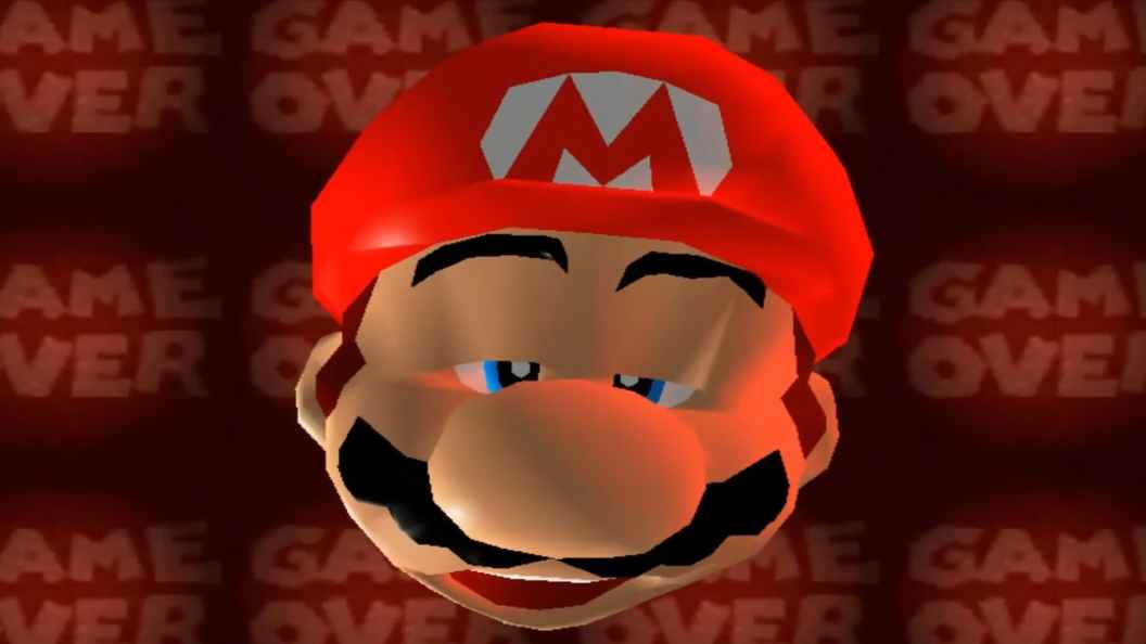 Super Mario 64 Game Over