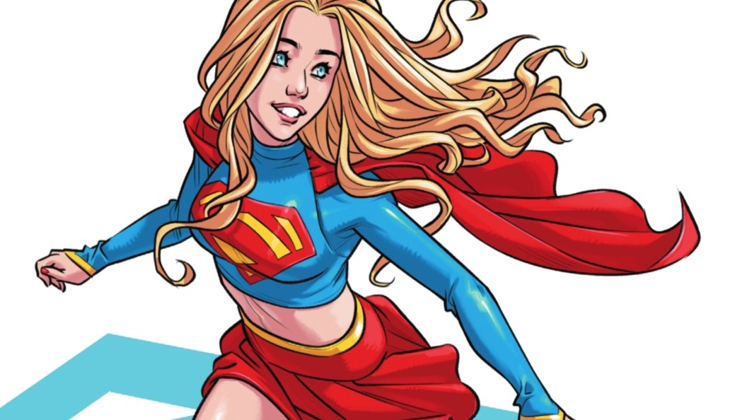 Supergirl On Blank Background DC