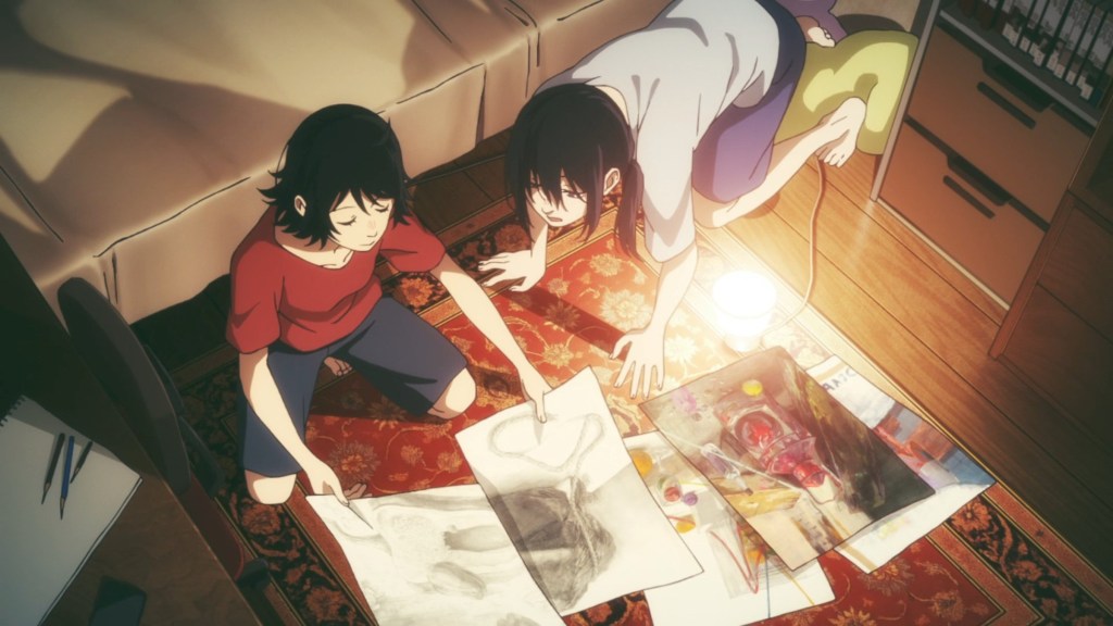 A screenshot from Tatsuki Fujimoto 17-26 - Episode 8