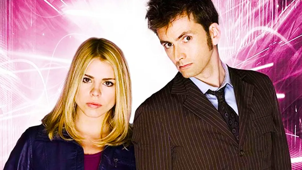 Tenth Doctor and Rose Tyler as lovers