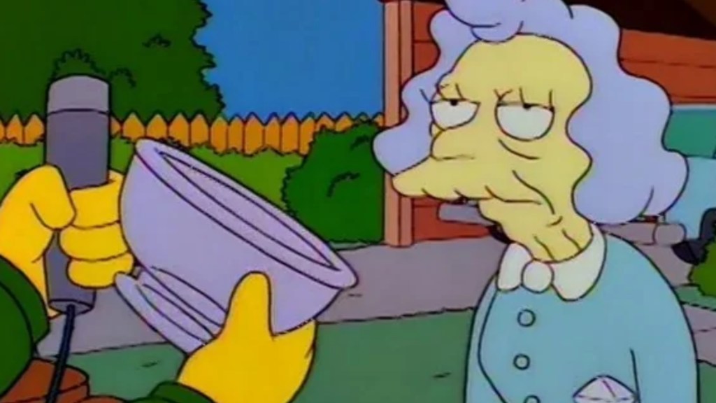 Mrs. Glick in The Simpsons