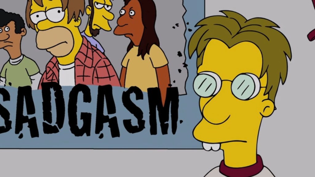 Sadgasm Easter Egg in The Simpsons