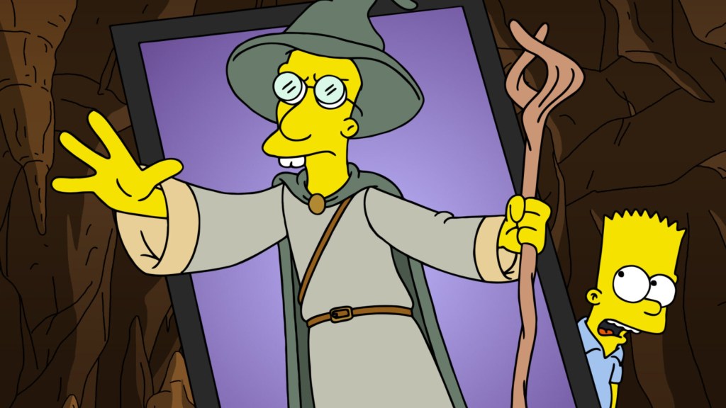 Frink and Bart in The Simpsons Season 37