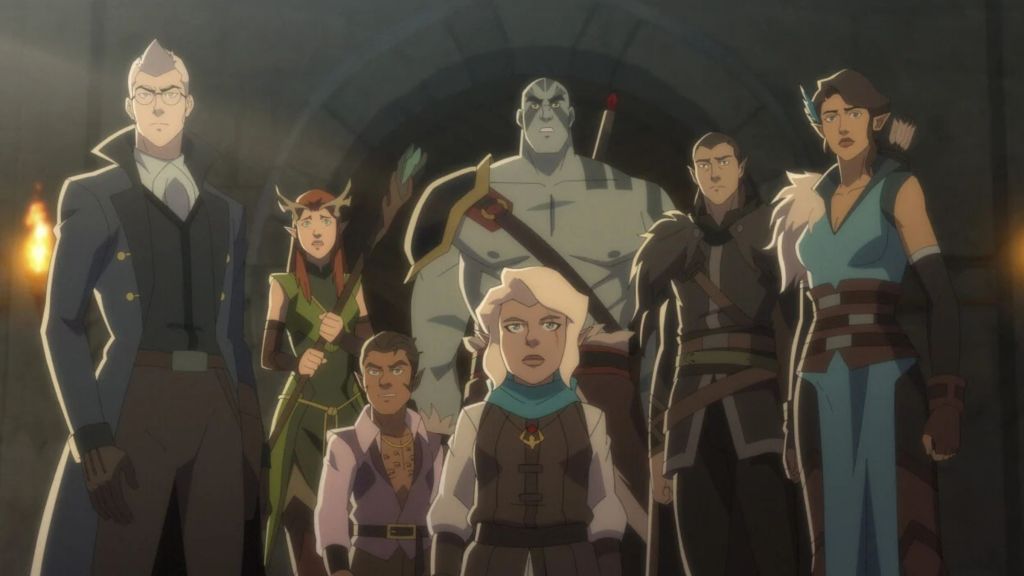 The adventurers of The Legend of Vox Machina