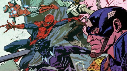 Ultimate Heroes Charging into Battle Marvel