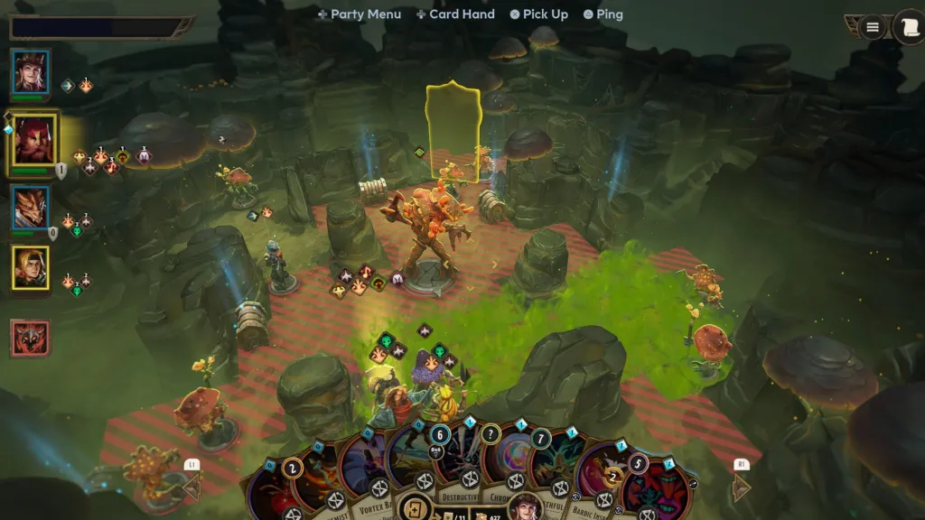 Using Cards Screenshot Battlemarked