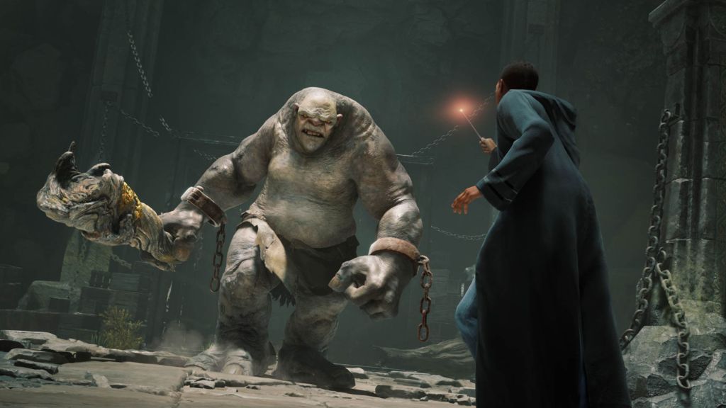 Wizard v. Troll Hogwarts Legacy