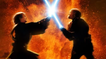 anakin vs Luke lightsabers