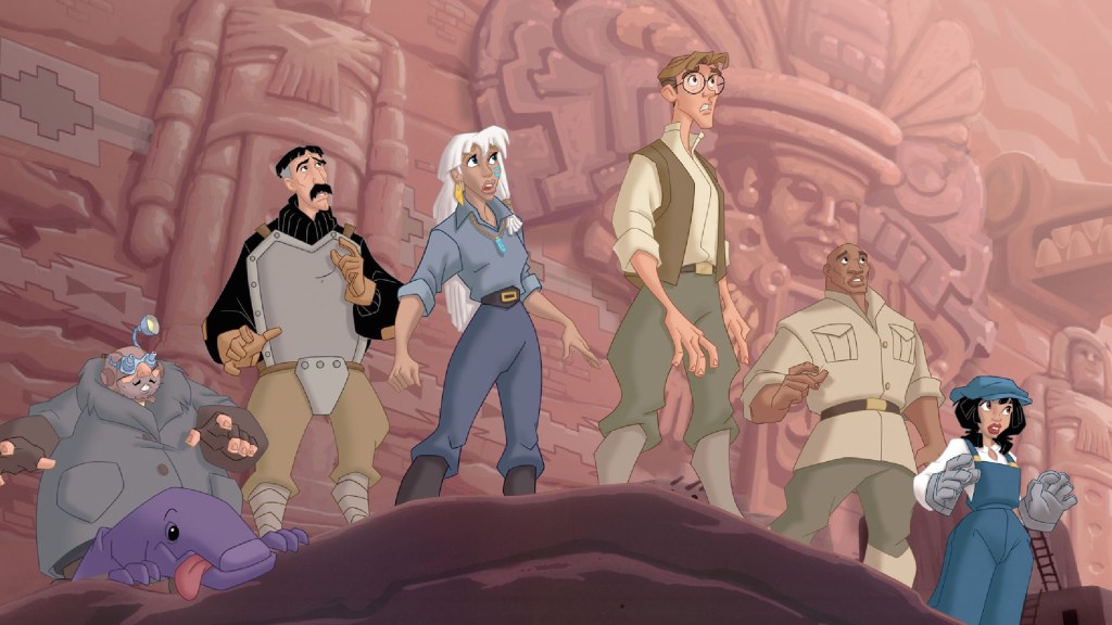 The main cast of Atlantis: Milo's Return