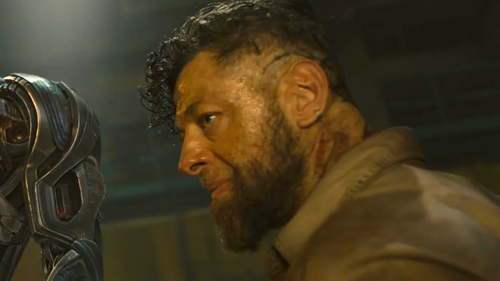 Andy Serkis as Ulysses Klaue in Avengers: Age of Ultron