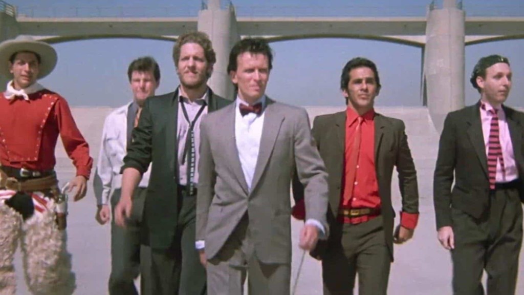 A still from The Adventures of Buckaroo Banzai Across the 8th Dimension (1984)