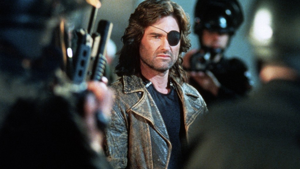 Kurt Russell as Snake Plissken in Escape from L.A.