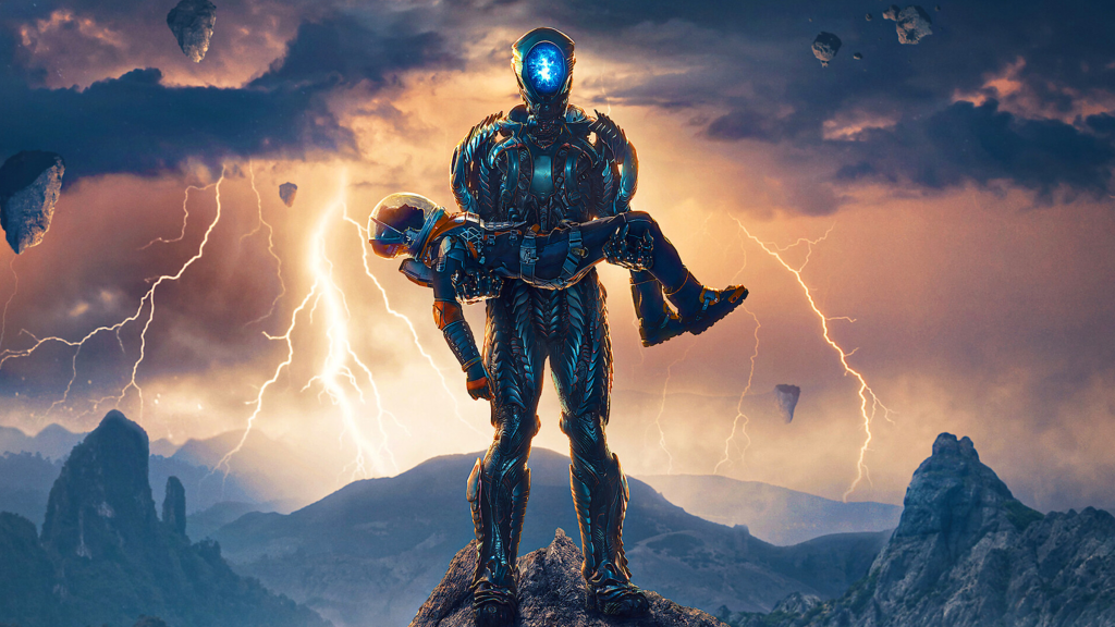 A promotional image for Netflix's Lost in Space