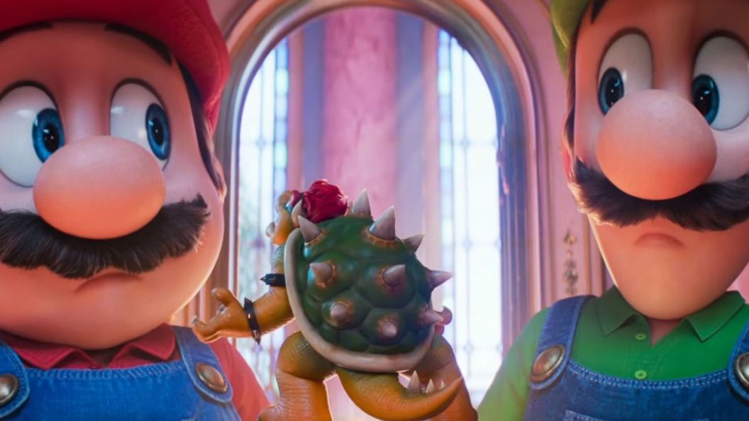 Mario,Luigi, and tiny Bowser.