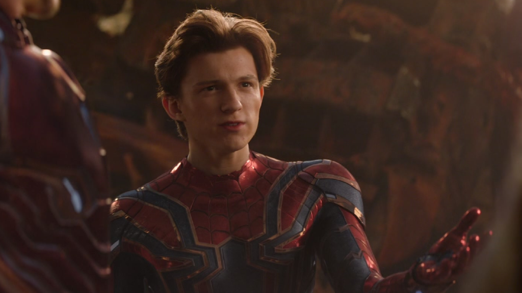 Peter Parker on Titan in Avengers: Infinity War (2018)