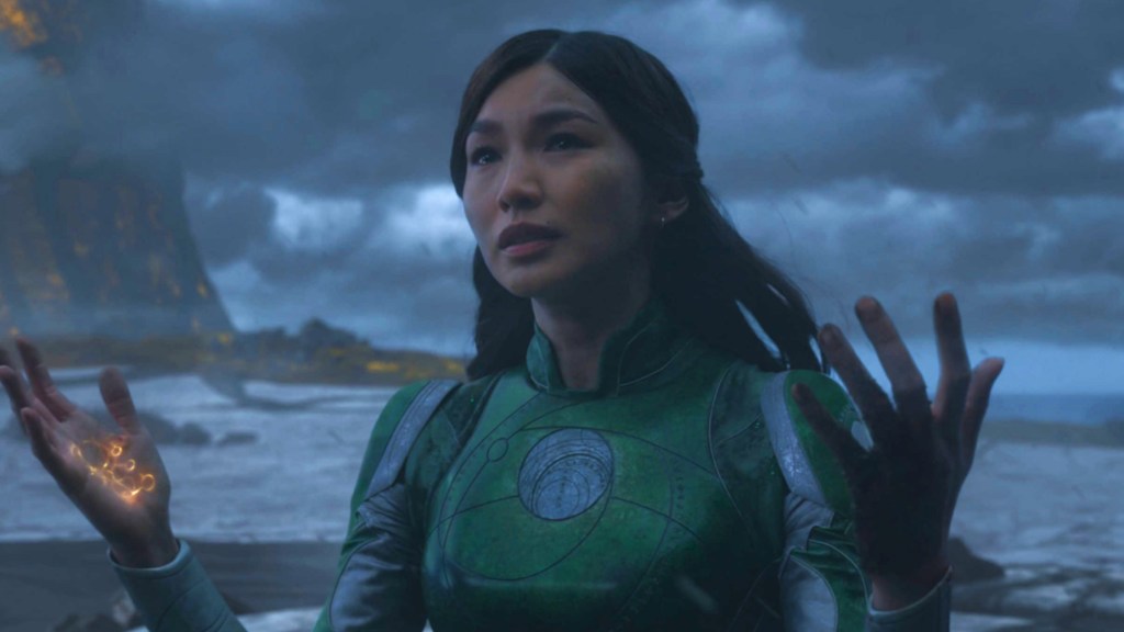 Gemma Chan as Sersi in Eternals using her powers