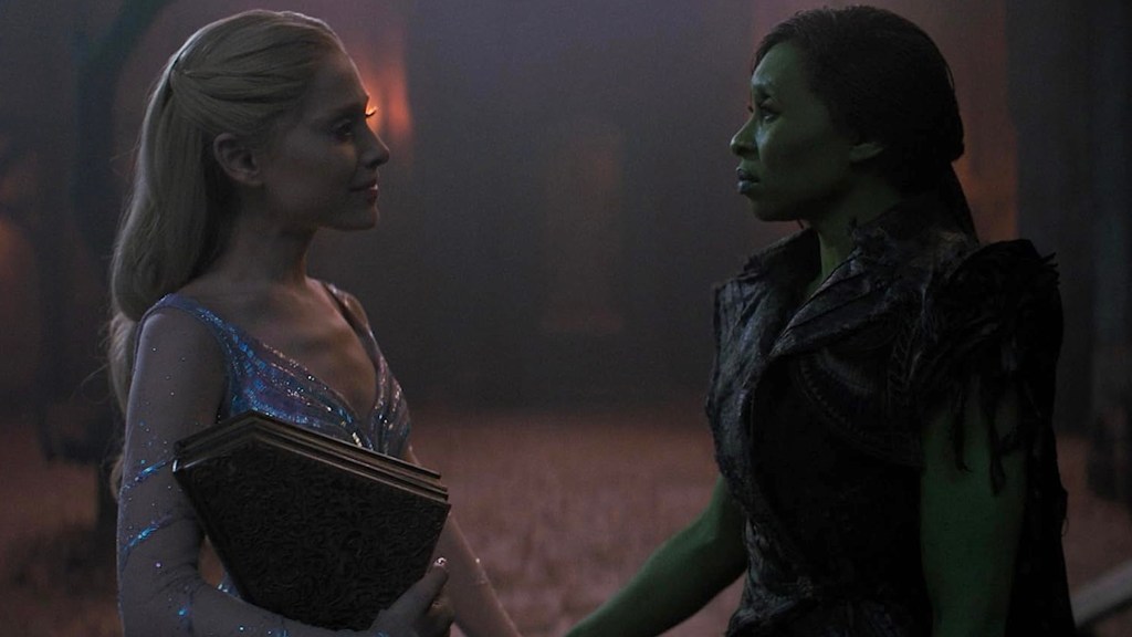 Ariana Grande and Cynthia Erivo in Wicked: For Good