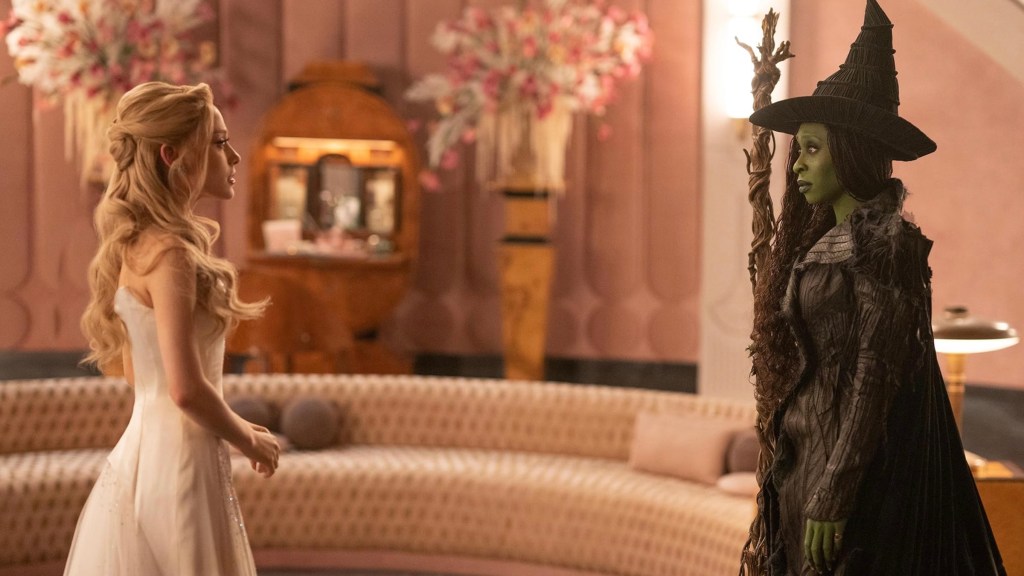 Ariana Grande and Cynthia Erivo in Wicked: For Good