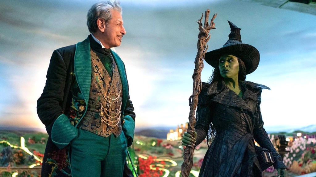 Jeff Goldblum and Cynthia Erivo in Wicked: For Good