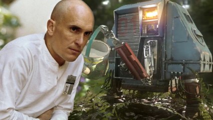 Split image with stills from THX1138 and Silent Running