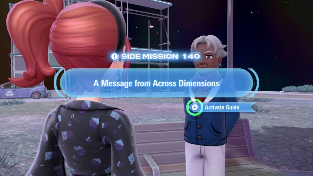 A Message from Across Dimensions Legends ZA Side Mission