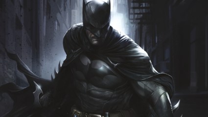 Batman Standing in Alleyway