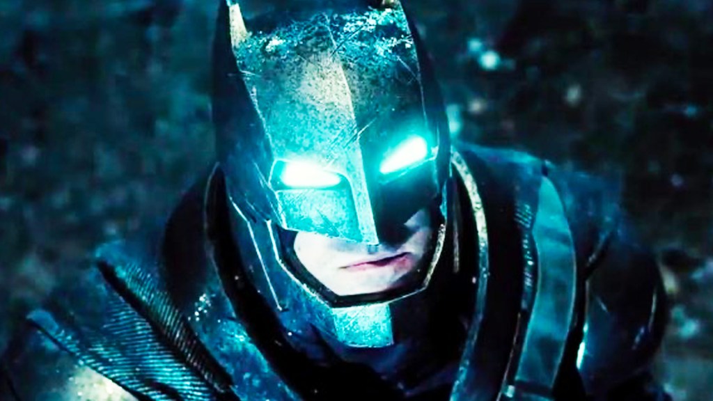 Ben Affleck as Batman in Batman v Superman: Dawn of Justice