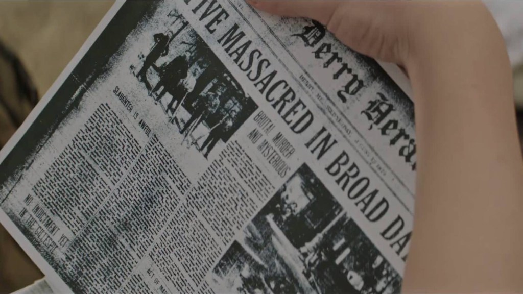 Bradley Gang massacre in Derry newspaper in IT