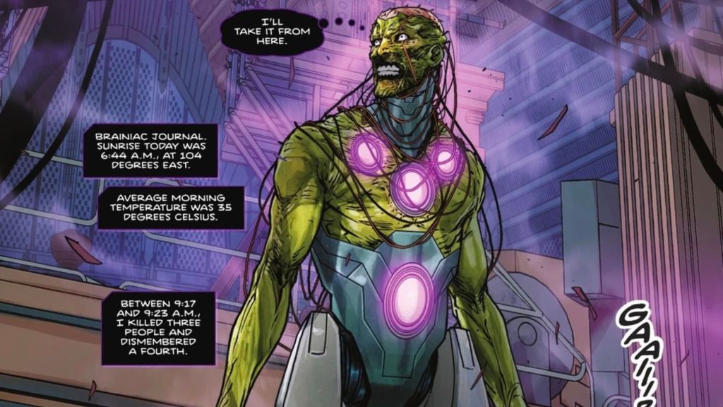 Brainiac in Absolute Superman