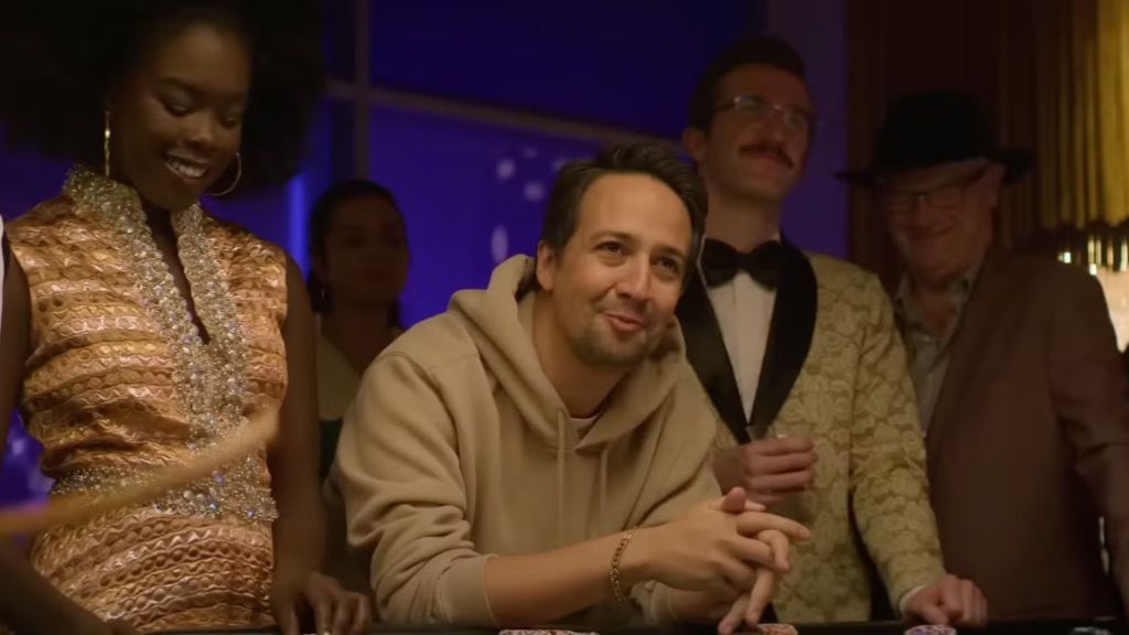 Lin Manuel Miranda as Hermes in Percy Jackson