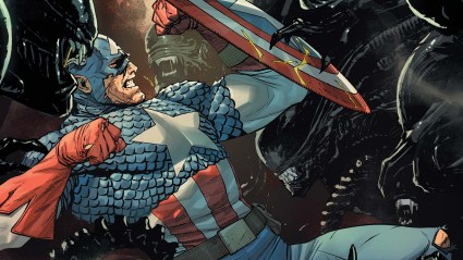 Captain America vs Alien Army