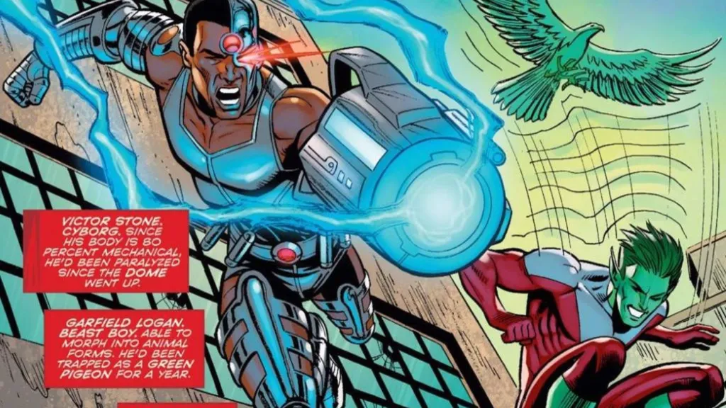 Cyborg and Beast Boy