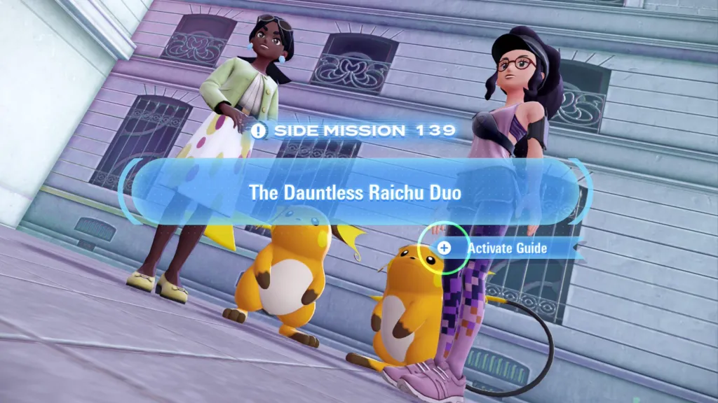 Dauntless Raichu Duo Side Mission Legends Z-A