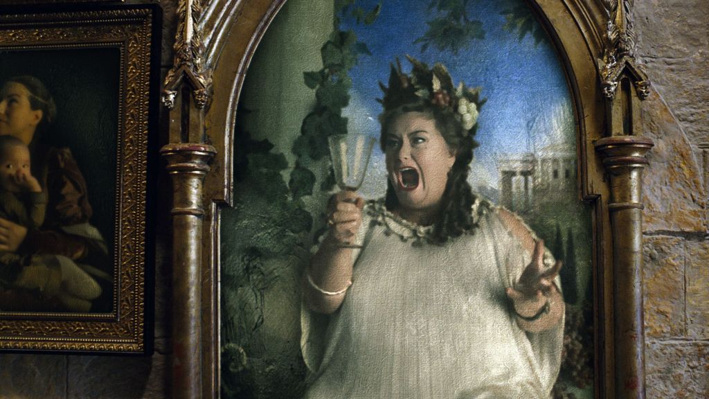 Dawn French as the Fat Lady in Harry Potter