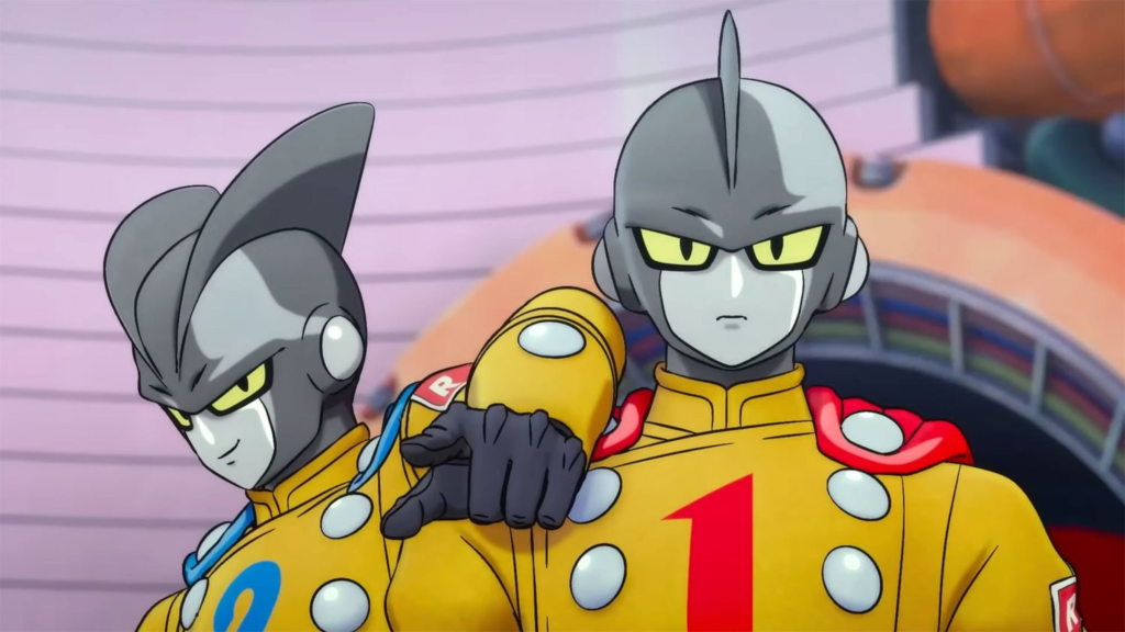 Gamma 1 and Gamma 2 in Dragon Ball Super: Super Hero