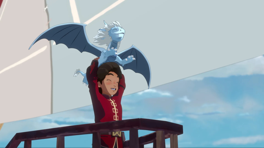 Ezran and Zym in The Dragon Prince
