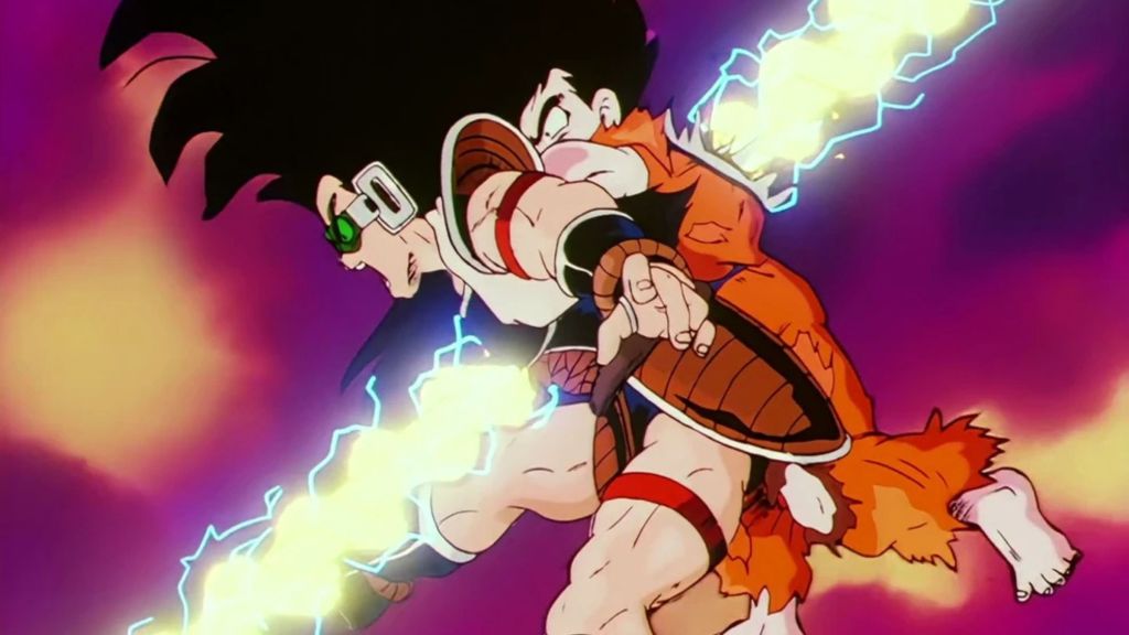 Goku sacrifice against Raditz