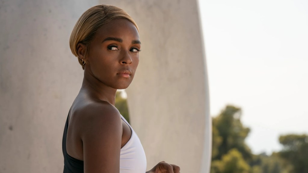 Janelle Monae as Helen in Glass Onion
