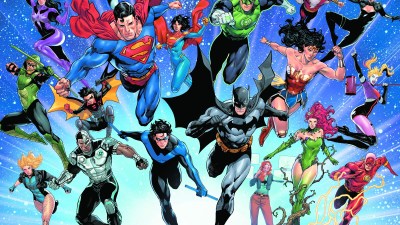 Justice League Jumping Into Action