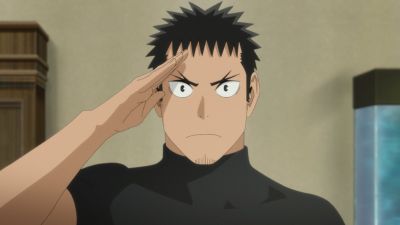 Kafka saluting