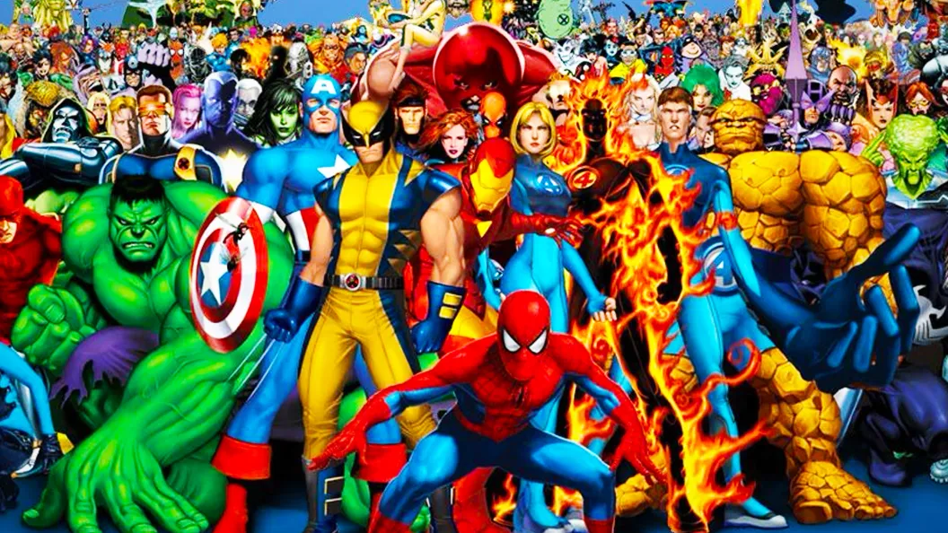 Marvel heroes in the comics