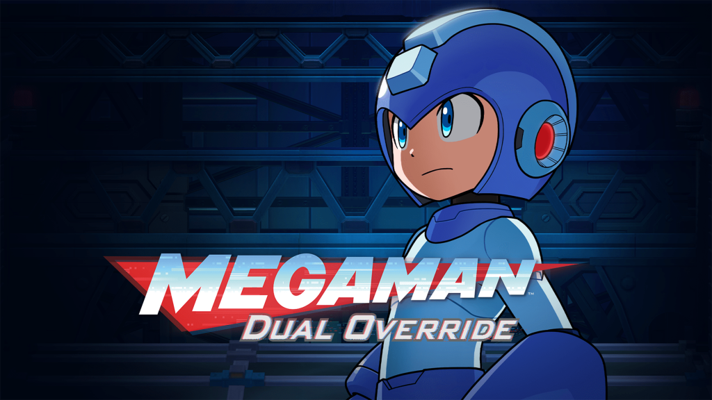 Promotional art for Mega Man: Dual Override.
