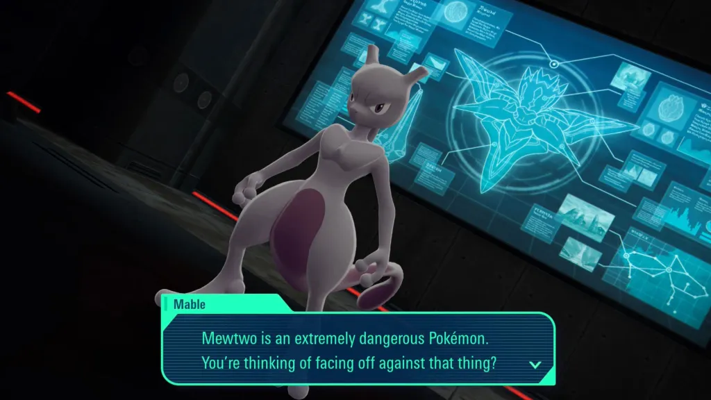 Mewtwo in Pokemon Legends Z-A
