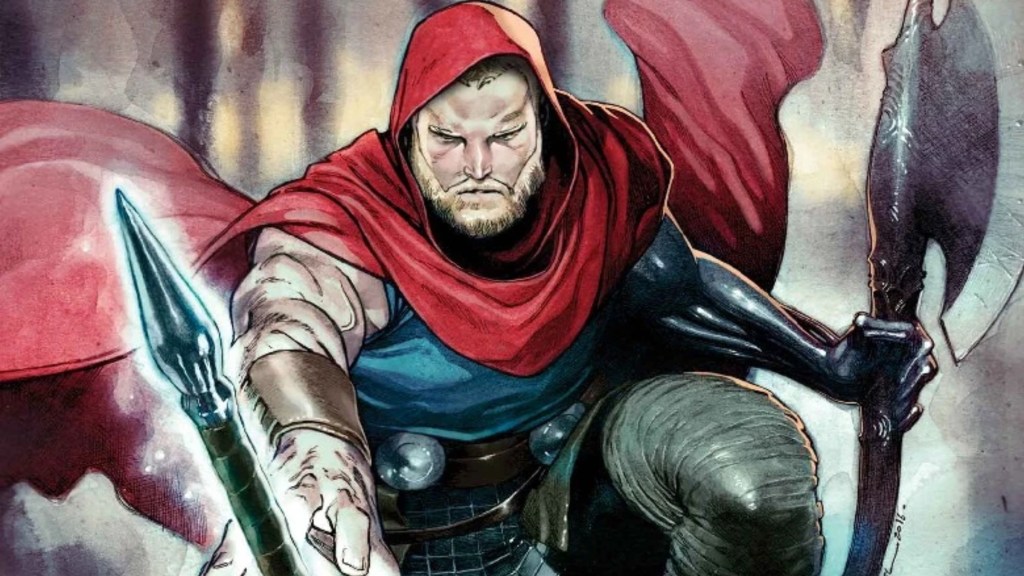 Unworthy Thor holding Jarnbjorn