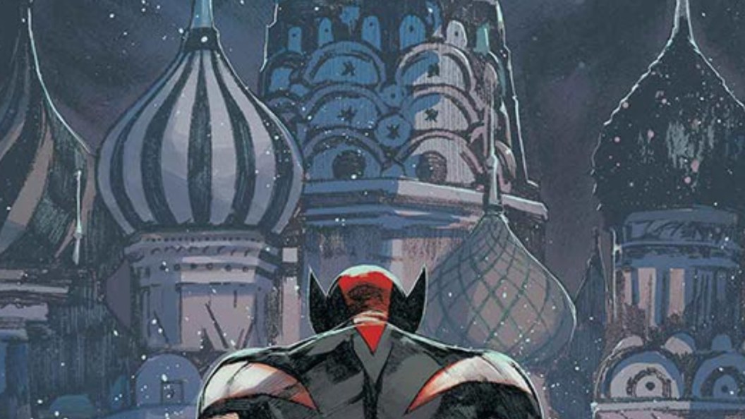 Wolverine looking at the Kremlin