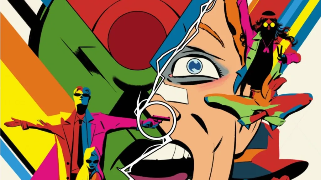 The Martian and John surrounded by enemies