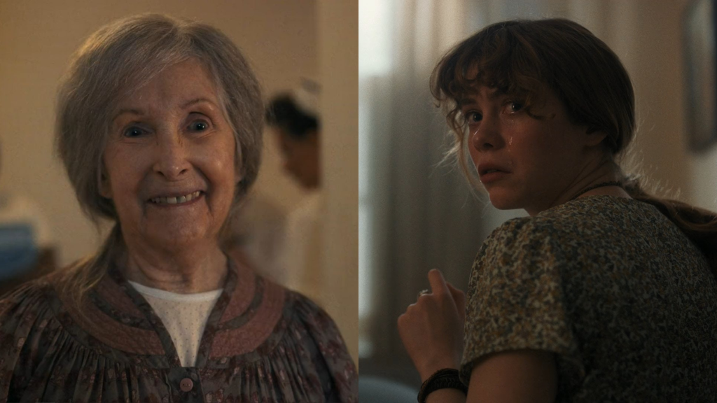 Mrs Kersh and Beverly Marsh in IT Welcome to Derry Season 1 Episode 8